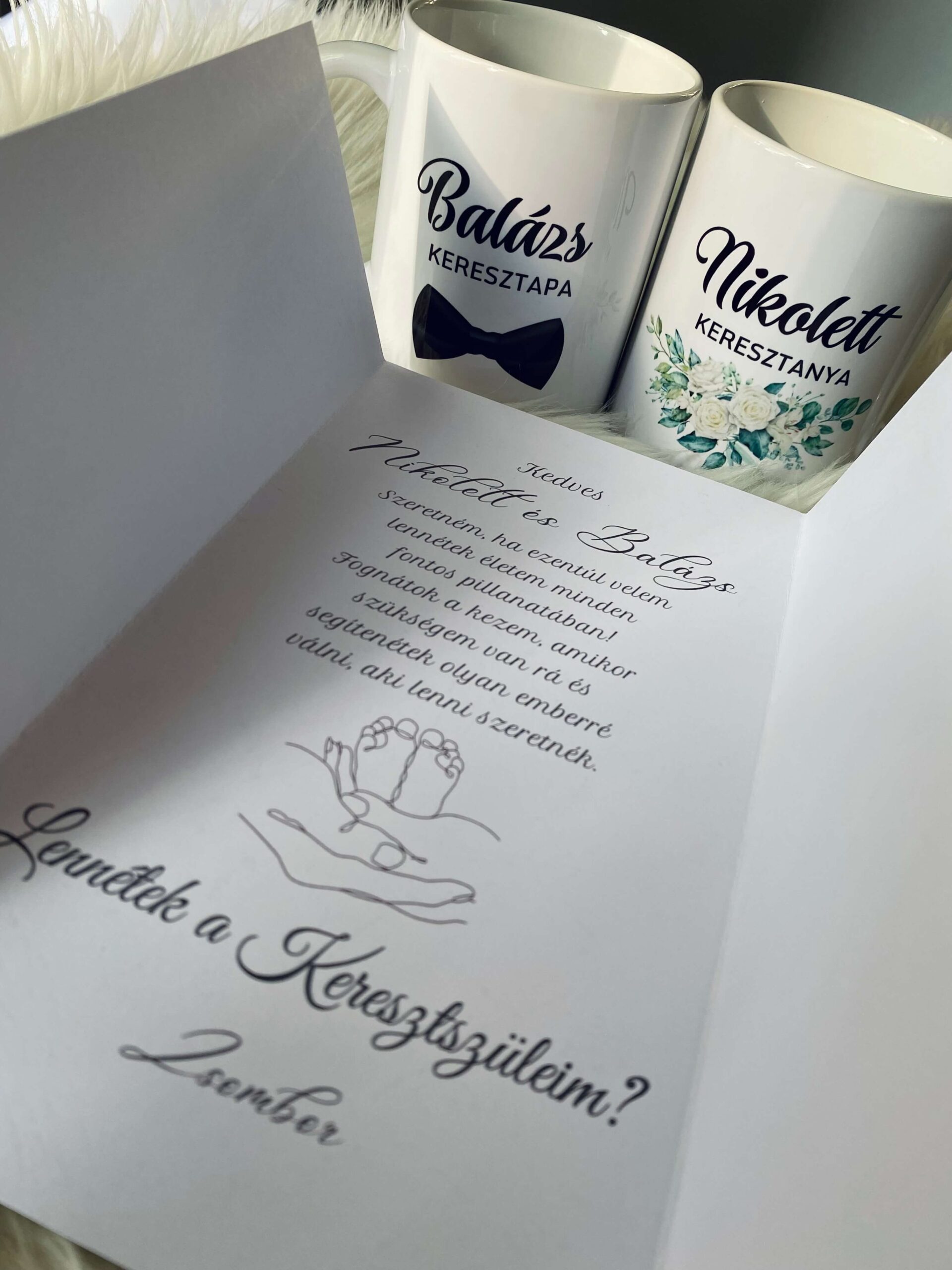 Keresztszülő felkérő ajándék ÚJ! - Image 6