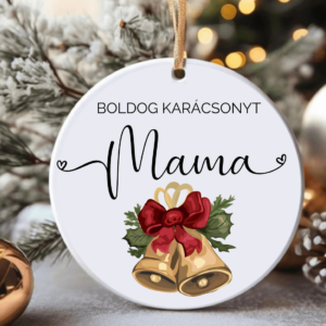 Kerámia karácsonyfadísz