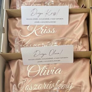 Koszorúslány vagy tanú felkérő csomag