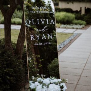 Esküvői tükör matrica