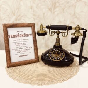Telefonos audio vendégkönyv