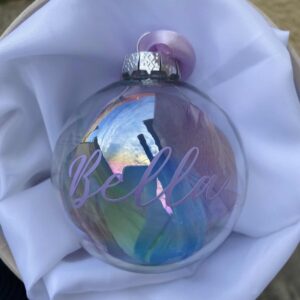 Egyedi karácsonyi gömb 6 cm