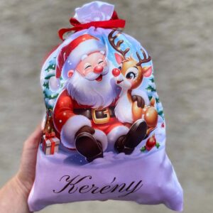 Egyedi mikulás zsák