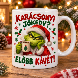 Karácsonyi bögre GRINCS